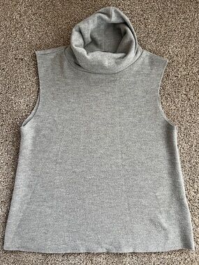 Zara sleeveless turtleneck sweater